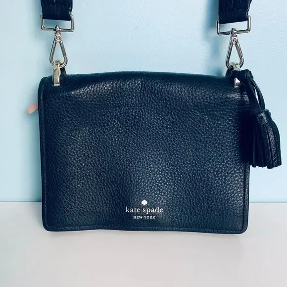Kate Spade New York Black Jamie Crossbody Purse - Picture 4 of 12